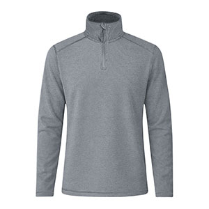 Maglia in pile melange ARSUK - Grigio