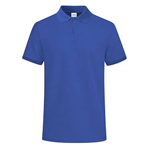 Polo in piquet di cotone KOUPAN - Blu