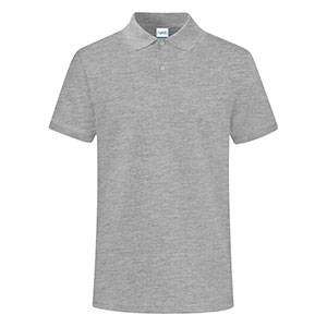 Polo in piquet di cotone KOUPAN - Grigio