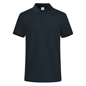 Polo in piquet di cotone KOUPAN - Navy scuro