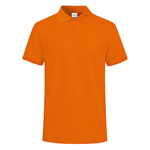Polo in piquet di cotone KOUPAN - Arancio