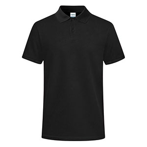 Polo in piquet di cotone KOUPAN - Nero