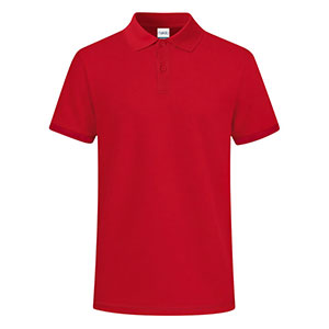 Polo in piquet di cotone KOUPAN - Rosso