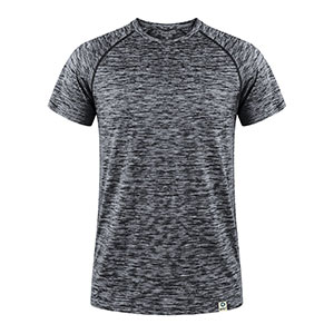 T-Shirt traspirante sportiva TECNIC KASSAR - Nero