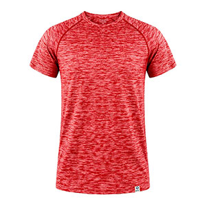 T-Shirt traspirante sportiva TECNIC KASSAR - Rosso