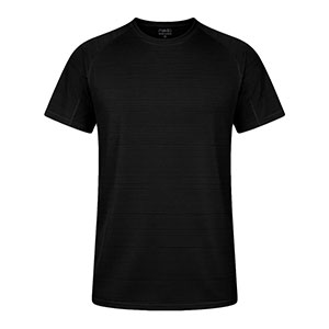 T-Shirt sportiva traspirante TECNIC KANNUR - Nero