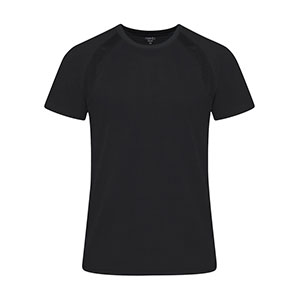 Maglietta sportiva da bambino TECNIC SAPPOR - Nero