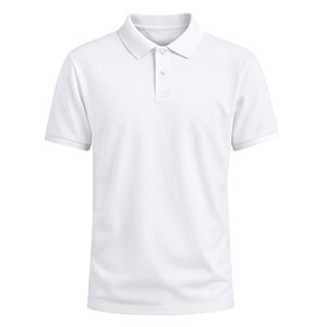 Polo bianca in 100% cotone KOUPAN - Bianco