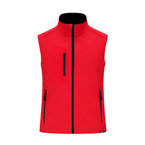 Gilet in sofshell HANDRICKS - Rosso