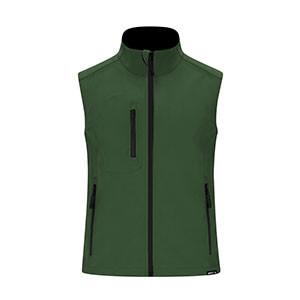 Gilet in sofshell HANDRICKS - Verde Bottiglia