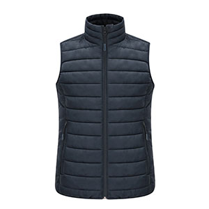 Piumino smanicato CASHEL con custodia - Blu Navy