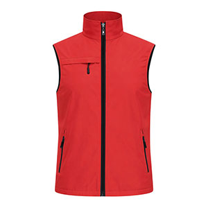 Gilet in tessuto leggero DERVIK - Rosso