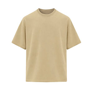 Maglietta uomo oversize MINTON - Sabbia