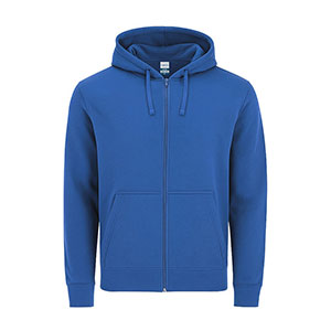 Felpa con cappuccio e zip ASTRO - Blu