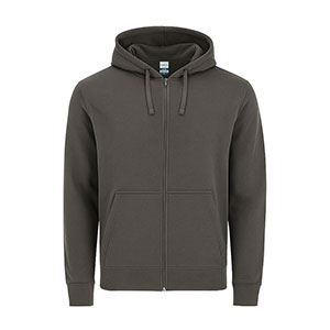 Felpa con cappuccio e zip ASTRO - Grigio di moro