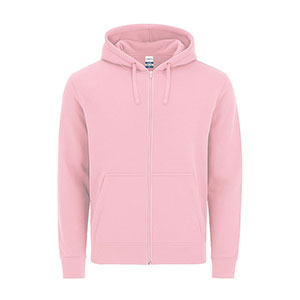 Felpa con cappuccio e zip ASTRO - Rosa