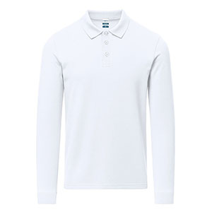 Polo maniche lunghe CHARLOT - Bianco