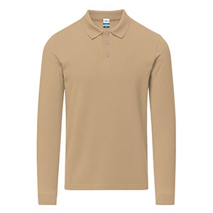 Polo manica lunga CHARLOT - Sabbia