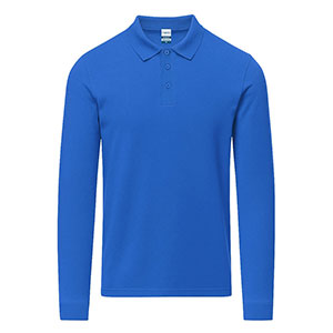 Polo manica lunga CHARLOT - Blu