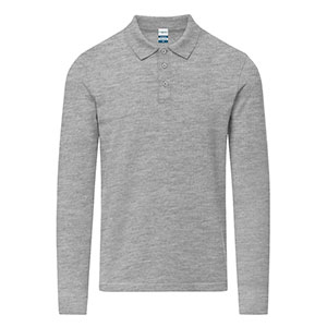 Polo manica lunga CHARLOT - Grigio
