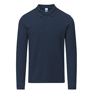 Polo manica lunga CHARLOT - Blu Navy