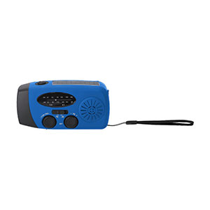 Radio AM/FM a energia solare CARTNEY - Blu