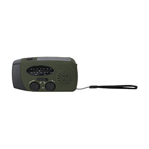 Radio AM/FM a energia solare CARTNEY - Verde
