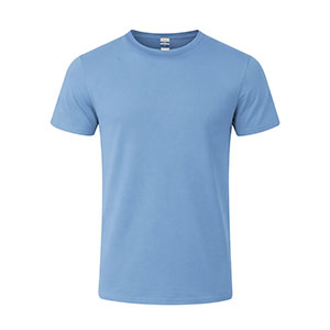 Maglietta 100% cotone uomo EPIKA - Azzurro