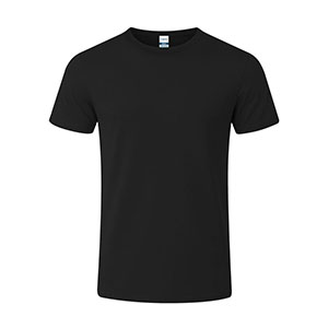 Maglietta 100% cotone uomo EPIKA - Nero