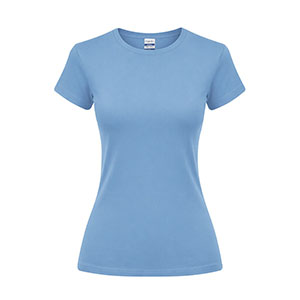 T-Shirt in cotone donna EPIKA - Azzurro
