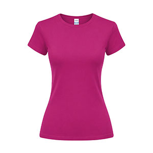 T-Shirt in cotone donna EPIKA - Fucsia