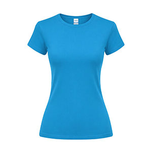 T-Shirt in cotone donna EPIKA - Turchese