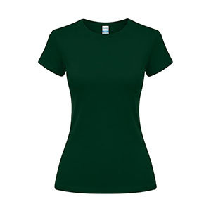 T-Shirt in cotone donna EPIKA - Verde Bottiglia