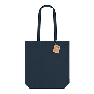 Shopper in cotone biologico ENARAK - Blu Navy