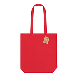 Shopper in cotone biologico ENARAK - Rosso