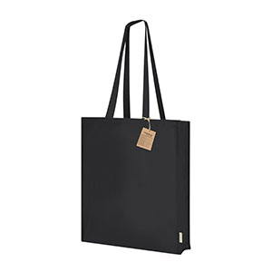 Shopper in cotone biologico NOBAN - Nero