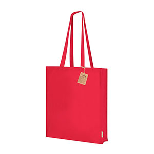 Shopper in cotone biologico NOBAN - Rosso