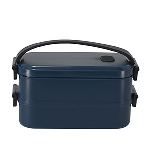 Porta pranzo con 2 scomparti CURIBOX - Blu Navy