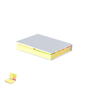 Blocchetto di notes adesive QUEPRO - Bianco