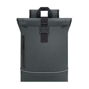 Zaino roll top con porta computer NORZAL - Grigio