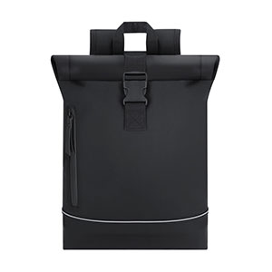 Zaino roll top con porta computer NORZAL - Nero