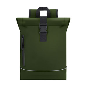 Zaino roll top con porta computer NORZAL - Verde