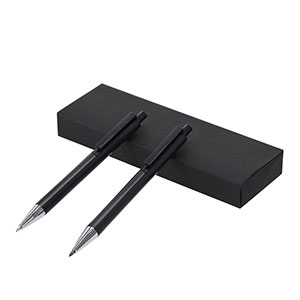 Set con penna e matita eterna FORACT - Nero