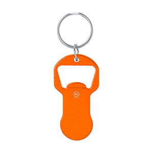 Portachiavi con gettone e apribottiglie BELAROX - Arancio
