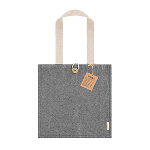 Shopper con bottone BROTAX - Nero