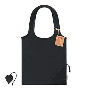 Shopper pieghevole LECTON - Nero