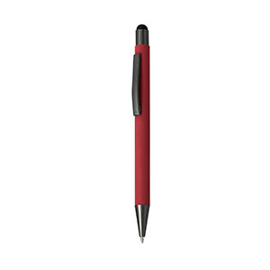 Penna touch in alluminio riciclato RILON - Rosso