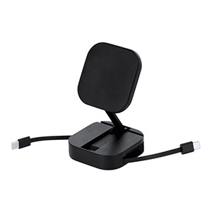 Supporto magnetico con cavetto WITAN - Nero