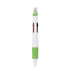 Penna 4 colori e pennarello REGGAN - Verde