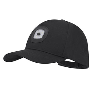 Cappellino con luce frontale XODAR - Nero